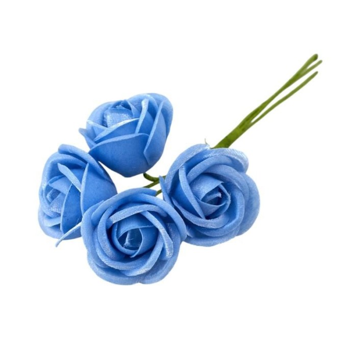 ROSA LAME PICCOLA CELESTE D3